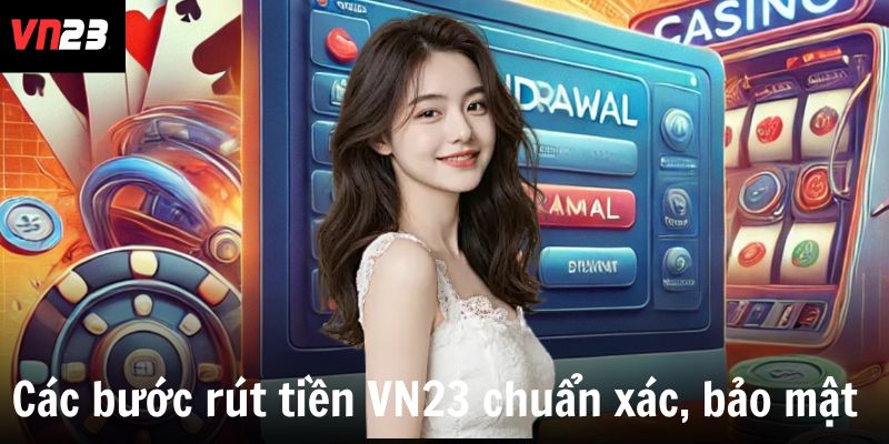 Các bước rút tiền VN23 chuẩn xác, bảo mật