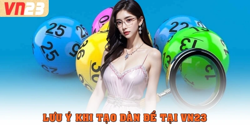 Lưu ý khi tạo dàn đề tại VN23